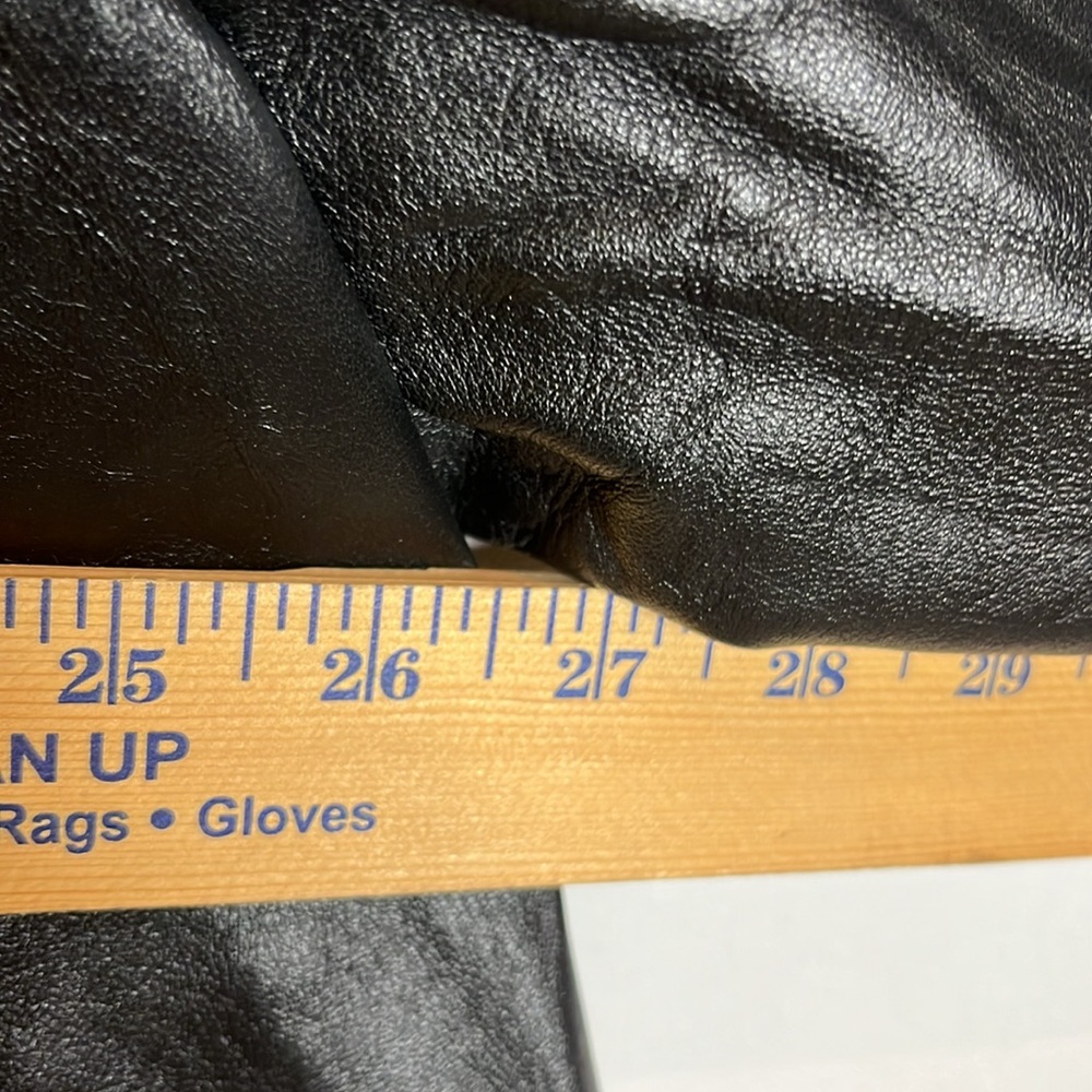 NWT WOMAN WITHIN Genuine Leather Swing Coat SIZE 26/28 - Picture 9 of 9